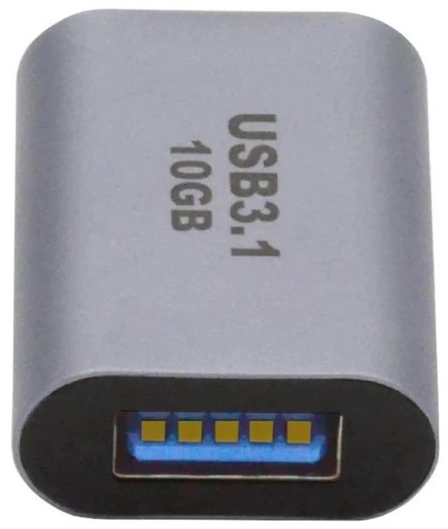 Main image of AJMRTC 10Gbps USBC USB 3.1 TypeC Female to USB 3.0 A Female Adapter, FemaletoFemale Data & Power Coupler Connector for Laptop, Tablet, Smartphone, USB Peripheral Devices