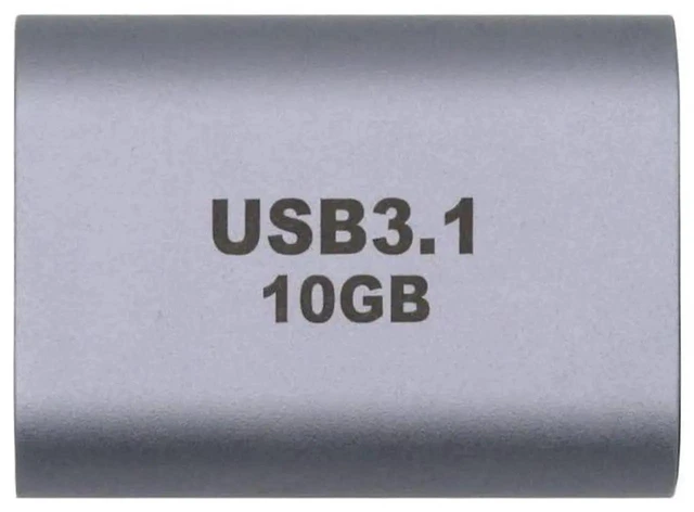 Alt view image 2 of 7 - AJMRTC 10Gbps USBC USB 3.1 TypeC Female to USB 3.0 A Female Adapter, FemaletoFemale Data & Power Coupler Connector for Laptop, Tablet, Smartphone, USB Peripheral Devices