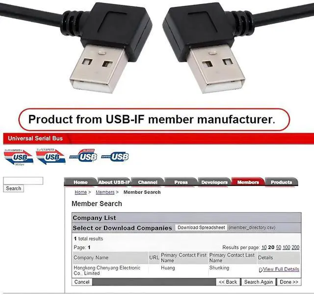 Alt view image 7 of 7 - AJMRTC 2Pcs PanelMount 90 Degree Left & Right Angled USB 2.0 TypeA Male to Female Extension Cable, 20cm Short Panel Type USBA Extender Cord for PC, Cabinet, Dashboard, USB Peripherals