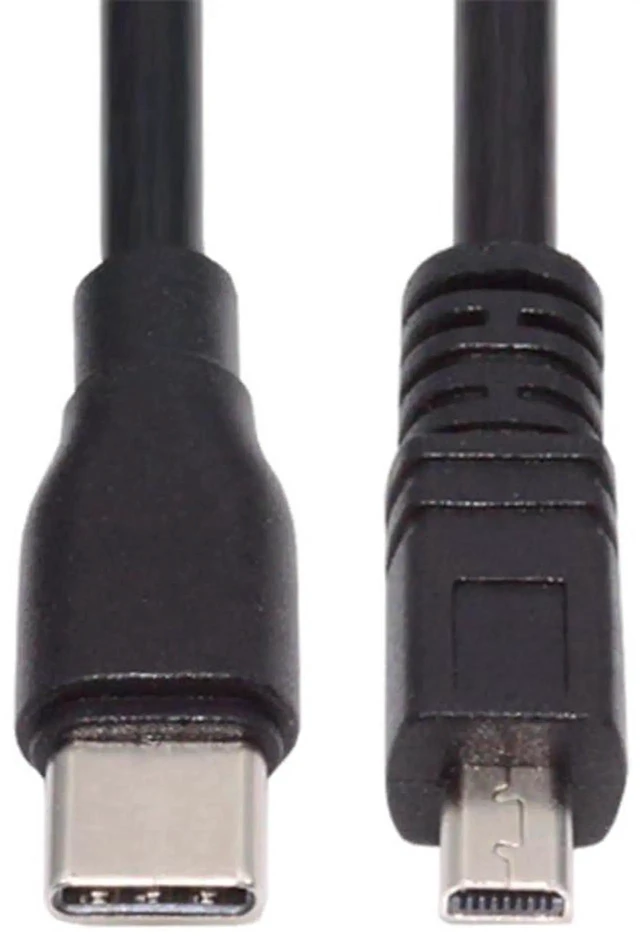 Main image of AJMRTC USBC Host to Mini 8Pin Camera Data Power Cable, Replacement for UCE6 UCE16 UCE17, for Nikon Coolpix, Sony DSCW, Panasonic DMCS, Casio EXZ Digital Cameras, Photo Video Transfer Cord