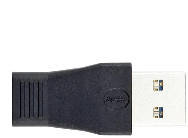 Alt view image 3 of 6 - AJMRTC USB 3.0 TypeA Male to USBC Female Adapter, USB3.1 Gen1 Data & Charging Converter PlugandPlay Connector for Tablet, Mobile Phone and USBC Peripherals