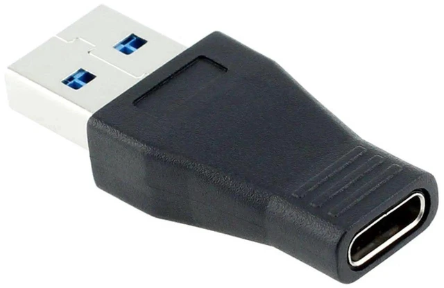Alt view image 2 of 6 - AJMRTC USB 3.0 TypeA Male to USBC Female Adapter, USB3.1 Gen1 Data & Charging Converter PlugandPlay Connector for Tablet, Mobile Phone and USBC Peripherals