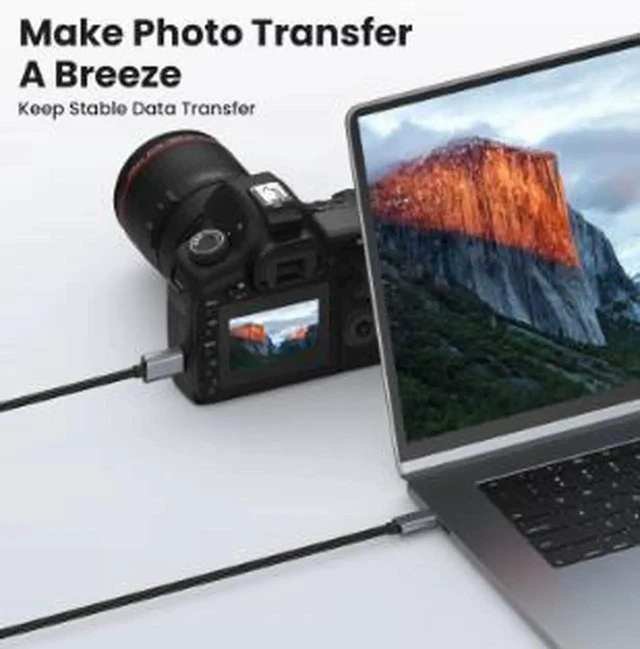 Alt view image 2 of 5 - AJMRTC 3M USBC to Micro USB 3.0 B Male Cable, 5Gbps HighSpeed Data Transfer 5V 3A Charging Cord for External Hard Drive, Digital Camera, Portable SSD Storage Devices