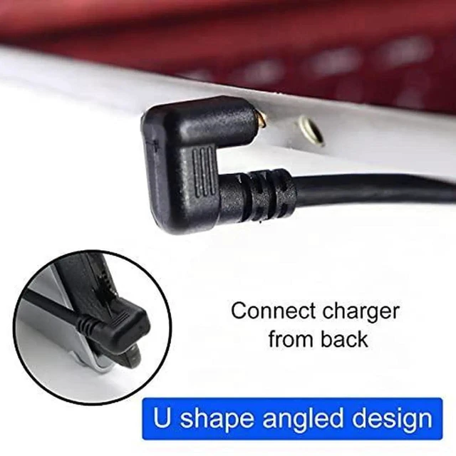 Alt view image 3 of 7 - AJMRTC 30cm 180Degree UShape BackAngled USBC Male to Female Extension Cable, USB3.1 Gen2 10Gbps Data PassThrough Cord for Laptop, Docking Station, Compact Space Wiring