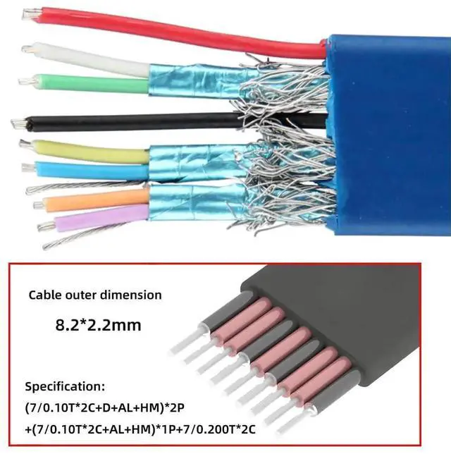 Alt view image 7 of 7 - AJMRTC Ultra Flat Slim USB 3.2 Gen2 USBA Male to USBC Male Cable, 10Gbps HighSpeed Data Sync Blue 50cm Flat Cord for Laptop, External SSD, Hard Disk, Camera, USBC Peripheral Devices