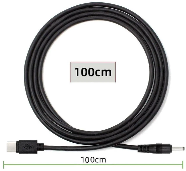 Alt view image 5 of 7 - AJMRTC USBC to DC 3.5*1.3mm Power Cable 100cm, Builtin 5.1K Resistor Force 5V DC Output PowerOnly Charging Cord for 5V Desk Lamp, Mini Fan, Security Camera and Small DCPowered Gadgets