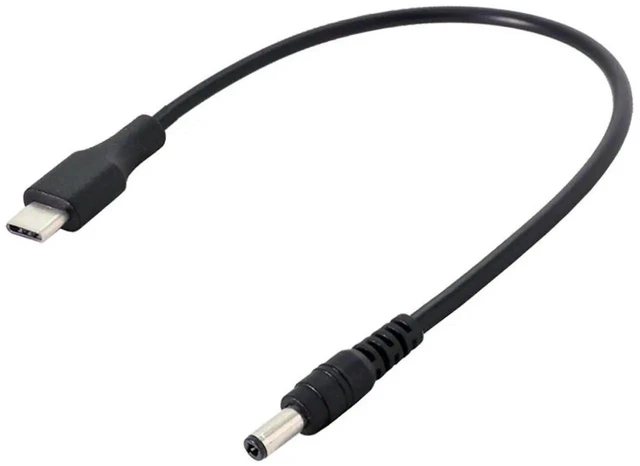 Main image of AJMRTC USBC Male to DC 5.5*2.5mm Barrel Plug Power Cable 20cm, Fixed DC 5V PowerOnly Charging Cord with Builtin 5.1K Resistor, Compatible for Air Pro and 5V DCPowered Gadgets