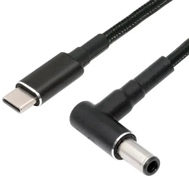 Main image of AJMRTC USBC PD to DC 6.01.40.6mm Power Cable, 100W 20V Input 65W Output QC PD Fast Charging Cord, 1.8M TypeC Power Supply Cable for DCBarrel Port Laptops, Notebook Power Conversion Charging Cable