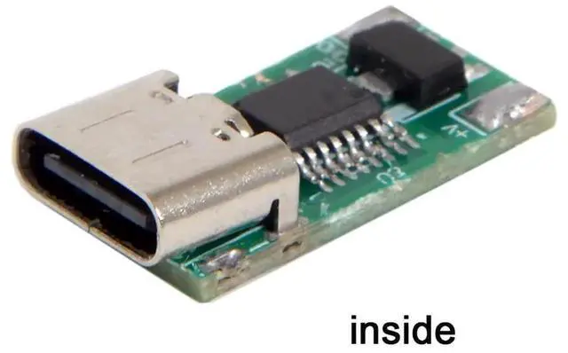 Alt view image 5 of 7 - AJMRTC USBC PD Trigger Emulator Cable, USB 3.1 TypeC to Dual DC 5.52.5mm & 5.52.1mm Power Plug, 20V PD Trigger Charge Cable for PD Power Supply to DCBarrel Laptops Notebook