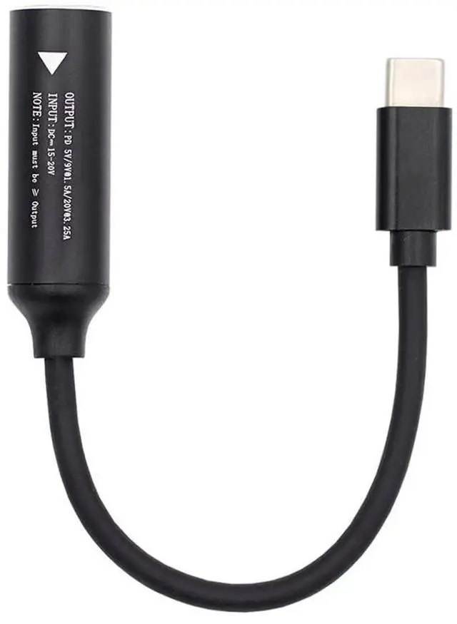 Main image of AJMRTC DC Jack 3.5x1.35mm Input to USBC Power Plug Charging Cable, PD Trigger DC to TypeC Cord Supports 9V 15V 20V Output for Laptops, Smart Phones, USBC Powered Devices Power Supply