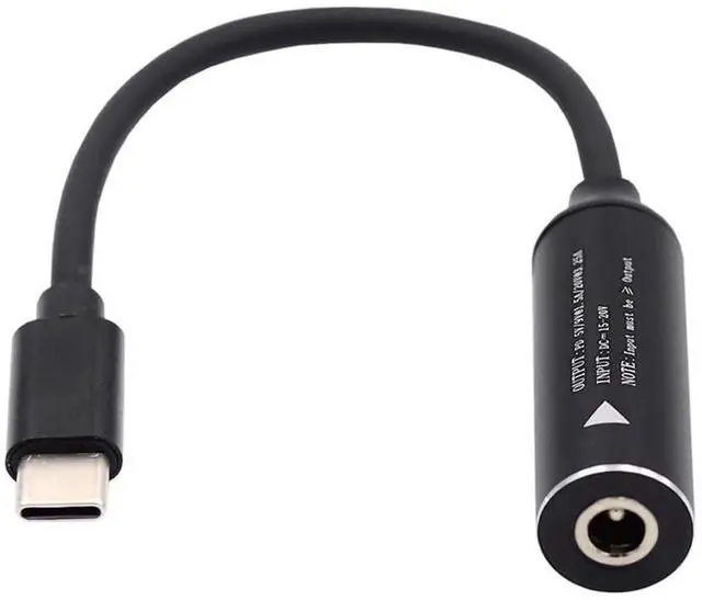 Main image of AJMRTC DC Jack 5.5x1.7mm Input to USBC Power Plug Charging Cable, PD Trigger DC to TypeC Cord Supports 5V 9V 20V Output for Laptops, Smart Phones, USBC Powered Gadgets Power Supply