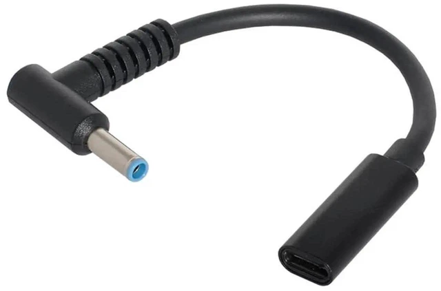 Main image of AJMRTC USBC Female Input to DC 4.5x3.0mm PD Charging Power Cable, PD Trigger Converter Cable Output 1820V for Legacy Laptops, Use USBC PD Charger to Power DCPort Notebook Computers