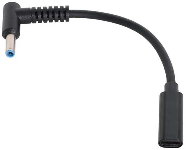 Alt view image 2 of 7 - AJMRTC USBC Female Input to DC 4.5x3.0mm PD Charging Power Cable, PD Trigger Converter Cable Output 1820V for Legacy Laptops, Use USBC PD Charger to Power DCPort Notebook Computers
