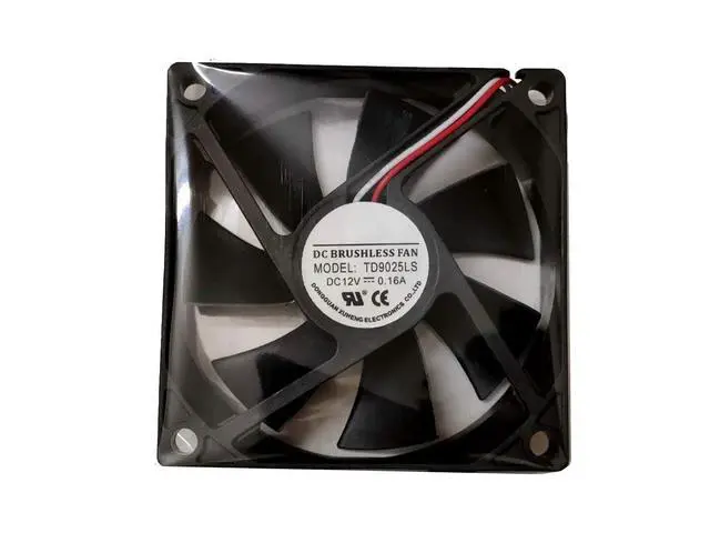 Alt view image 2 of 5 - TD9025LS DC 12V 0.16A 90x90x25mm 9025 2Wire Silent Axial Cooling Fan, Hydraulic Bearing Replacement Fan for Wine Cooler, PC Case, Power Supply, Inverter Industrial Equipment