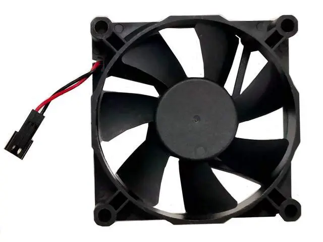 Alt view image 2 of 4 - TD8020LS DC Brushless 12V 0.08A 80x80x20mm 8020 2Wire Silent Axial Fan, Replacement 80mm Fan for Water Dispenser, Mini Refrigerator, Beverage Cooler, Industrial Cabinet