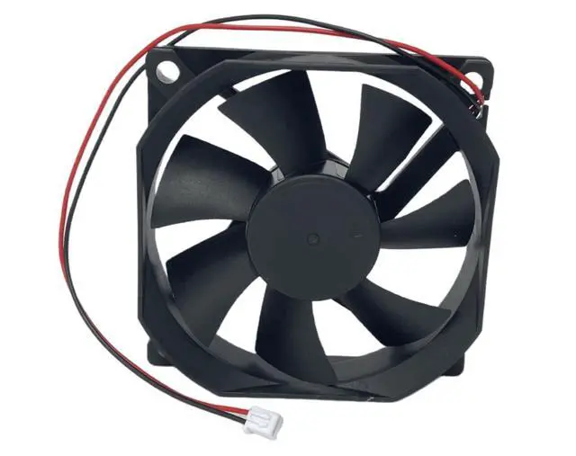 Alt view image 2 of 7 - TD9025LS DC Brushless 12V 0.16A 90x90x25mm 9025 2Wire Hydraulic Bearing Silent Fan, Replacement 90mm Fan for Wine Cooler, Hotel Refrigerator, Industrial Cabinet Power Supply