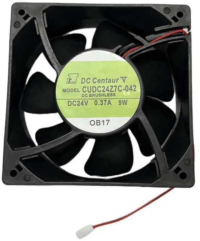 Main image of CNDC24Z7C-042 12038 DC24V 0.37A 9W 2Pin Fan, SERVO Compatible Replacement Cooling Fan for Vacon Inverter Industrial Cabinet Servo Drive
