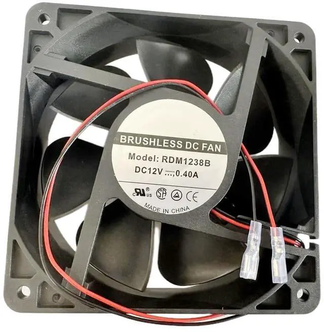 Main image of RDM1238B 12038 DC12V 0.40A 2Pin BallBearing Fan, XFAN Compatible Replacement Cooling Fan for Inverter Energy Storage Industrial Cabinet