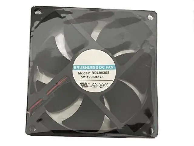 Alt view image 5 of 6 - RDL9025S DC Brushless 12V 0.16A 90x90x25mm 9025 2Wire HydraulicBearing Silent Fan, Replacement 90mm Fan for Wine Cooler, Refrigerator, PC Case Power Supply