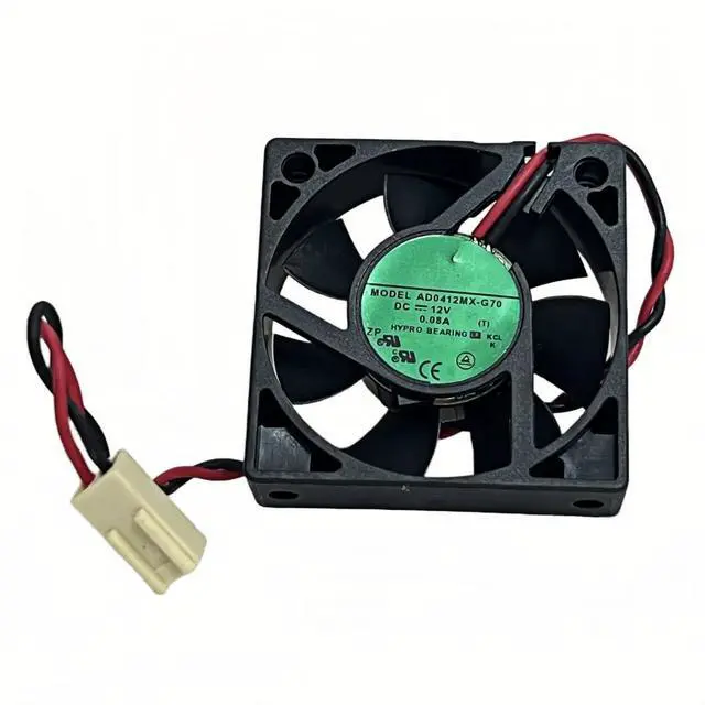 Alt view image 5 of 5 - AD0412MX-G70 DC Brushless 12V 0.08A 40x40x10mm 4010 2Wire HyproBearing Silent Fan, ADDA Compatible Replacement Fan for NVR DVR Router Embedded Power Supply