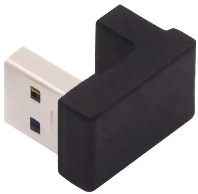 Alt view image 5 of 7 - AJMRTC Back Angled UShape USBC Female to USBA Male Adapter, USB 3.0 TypeC Converter, UShaped Reverse Bend Data & Charging Connector for Laptop, Desktop, Phone and USBC Peripherals