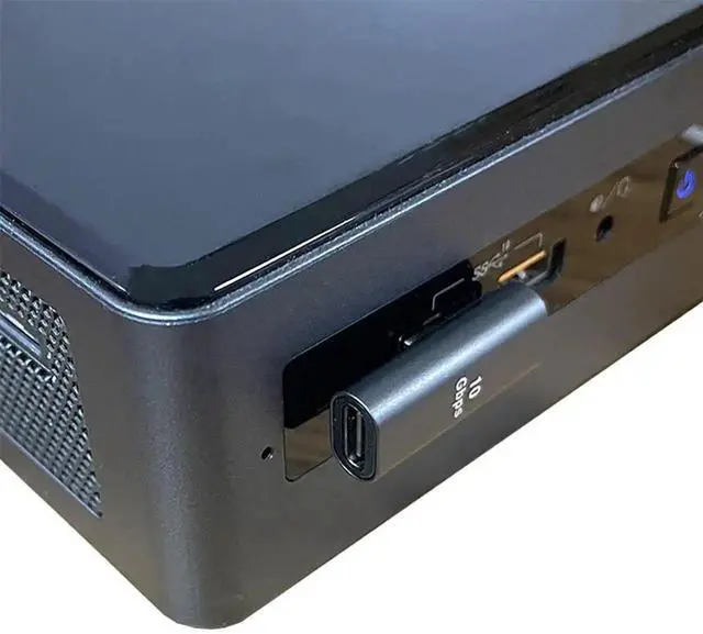 Alt view image 7 of 7 - AJMRTC 90 Degree Left Angled LowProfile USBC Female to USBA Male Adapter, USB 3.0 TypeC Converter, Data Sync & Charging Connector for Laptop, Desktop, Phone and USBC Peripherals