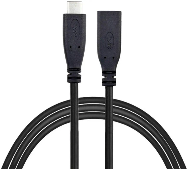 Alt view image 6 of 7 - AJMRTC USB3.1 Gen2 USBC Male to Female Extension Cable, 10Gbps HighSpeed Data Sync PD Charging Extender Cord, 2M for Laptops, Tablets, Mobile Phones and USBC Peripherals