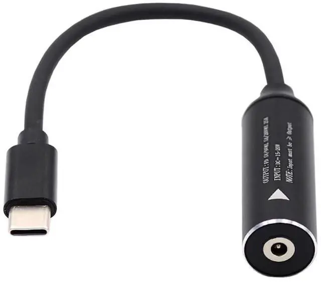 Main image of AJMRTC DC Jack 2.5x0.7mm Female Input to USBC Male Power Charge Cable, Builtin PD Chip Supports 5V 9V 20V Output, DCtoTypeC Power Converter for USBC Laptops, Smartphones and Tablets