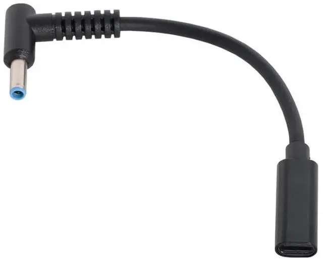 Alt view image 2 of 7 - AJMRTC USBC Female to DC 4.5x3.0mm PD Trigger Charging Cable, 1820V Barrel Power Cord, Convert USBC PD Charger for DC Barrel Jack Laptops, Replacement Laptop DC Power Supply Converter Cable