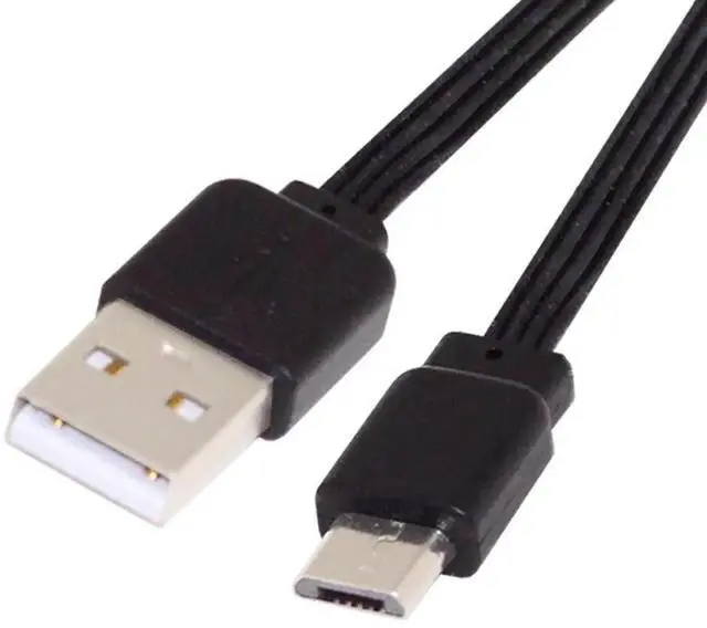 Main image of AJMRTC 13cm Flat Slim FPC USB 2.0 Cable, TypeA Male to Micro USB Male Short Data Sync Power Cord for FPV Drone, Hard Disk, Android Phone, Camera, Micro USBEnabled Devices
