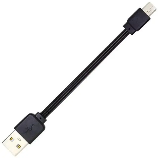 Alt view image 6 of 7 - AJMRTC 13cm Flat Slim FPC USB 2.0 Cable, TypeA Male to Mini 5Pin USB Male Short Data Sync Power Cord for FPV Drone, Hard Disk, OldVersion Phone, Camera, Mini USB Enabled Devices