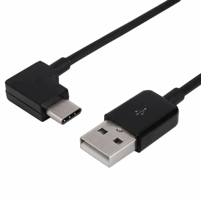 Alt view image 3 of 7 - AJMRTC 2M Right Angled USB 3.1 TypeC to USB 2.0 Cable, 90 Degree USBC Charging Sync Cord, Black 200cm, Compatible with Smartphones, Tablets, Android Mobile Devices for Daily Charging & Data Transfer