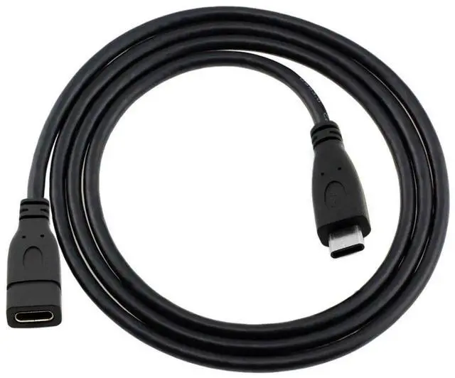 Main image of AJMRTC USBC Extension Cable 1m, USB 3.1 Gen2 TypeC Male to Female HighSpeed Data Sync Cord, PlugandPlay USBC Extender for Laptops, Tablets, Mobile Phones, Docking Hubs and TypeC Peripherals
