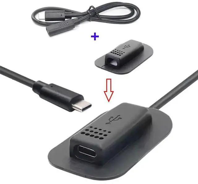 Alt view image 5 of 7 - AJMRTC 65W USBC Male to Female Extension Cable, TypeC Extender Cord for Backpack Builtin Charging Port, Portable USBC Extension for Outdoor Travel Camping Power Bank Phone Laptop Charging Use
