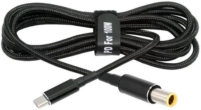 Main image of AJMRTC USBC TypeC 100W 20V Input to DC 7.9*5.4mm PD 65W Output Charging Cable, QC PD Power Converter Cord for Compatible DCJack Laptops