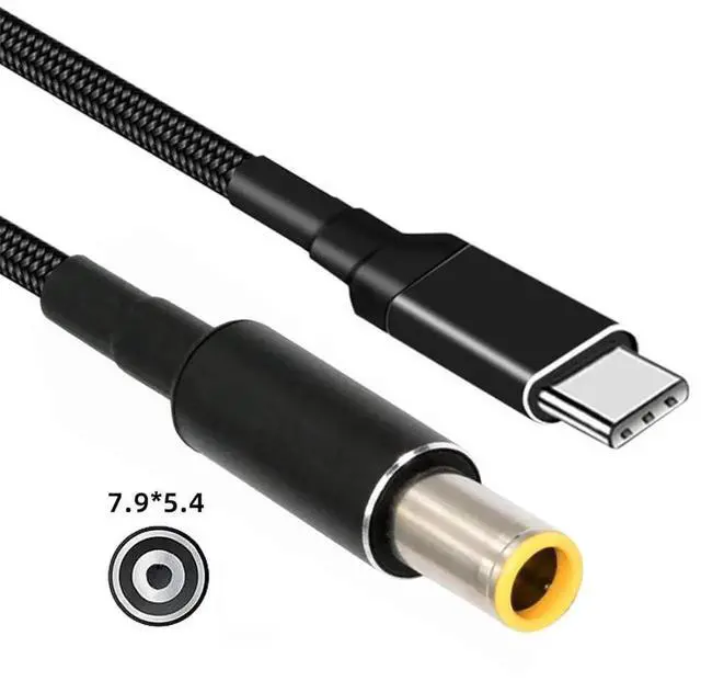 Alt view image 6 of 7 - AJMRTC USBC TypeC 100W 20V Input to DC 7.9*5.4mm PD 65W Output Charging Cable, QC PD Power Converter Cord for Compatible DCJack Laptops