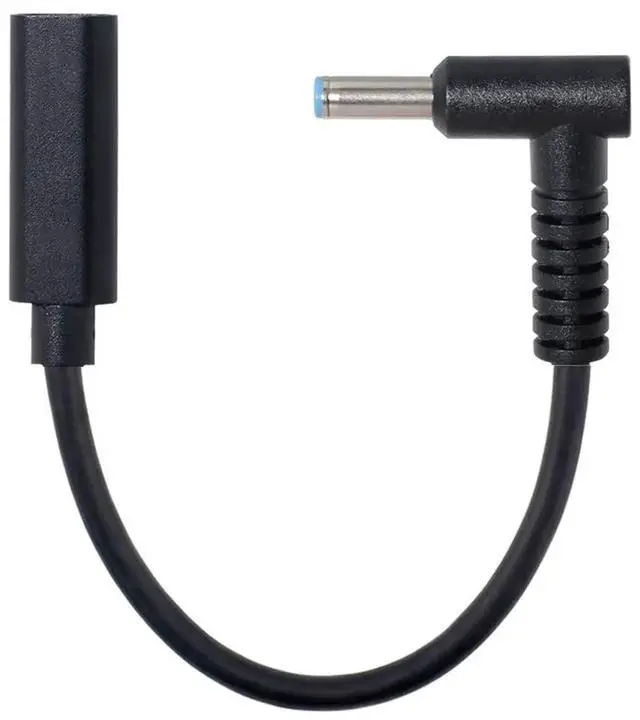 Main image of AJMRTC USBC TypeC Female Input to DC 4.5x3.0mm PD Charging Cable, 1820V DC Output Power Converter Cord for Compatible HP Laptops