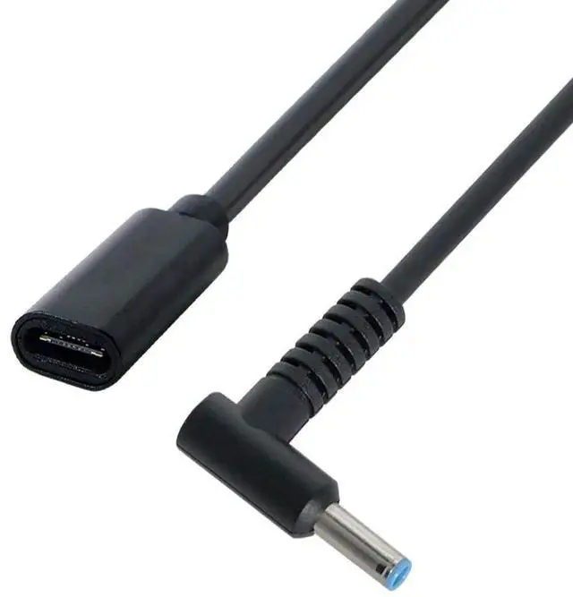 Alt view image 6 of 7 - AJMRTC USBC TypeC Female Input to DC 4.5x3.0mm PD Charging Cable, 1820V DC Output Power Converter Cord for Compatible HP Laptops