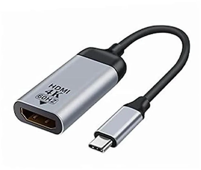 Main image of AJMRTC USBC TypeC to HDMI Cable HDTV Adapter, 4K 60Hz 1080P High Definition Video Converter Cord for Laptops Tablets and Smartphones