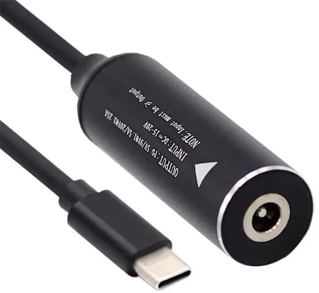 Main image of AJMRTC DC 4.0x1.3mm Female Jack to USBC TypeC Power Plug Charging Cable, PD 9V 15V 20V 65W Power Cord for Laptops, Smartphones and DC Power Supply Devices