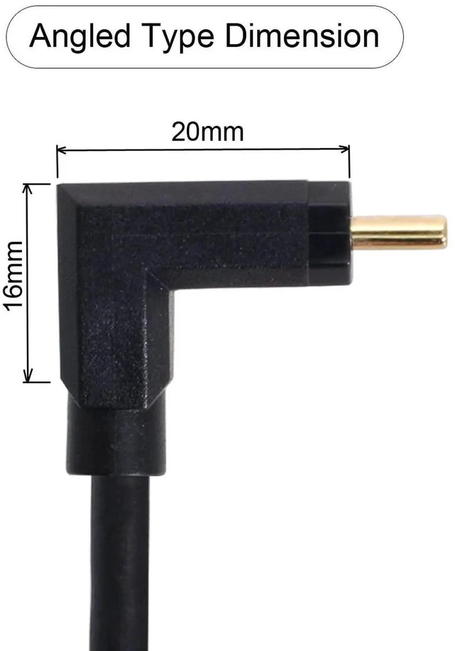 Alt view image 5 of 7 - AJMRTC 90 Degree Up & Down Angled USB 3.1 Gen2 TypeC Male to Female Extension Cable 30CM, 10Gbps Data 100W PD Fast Charging Cord for Laptops Tablets USBC Devices