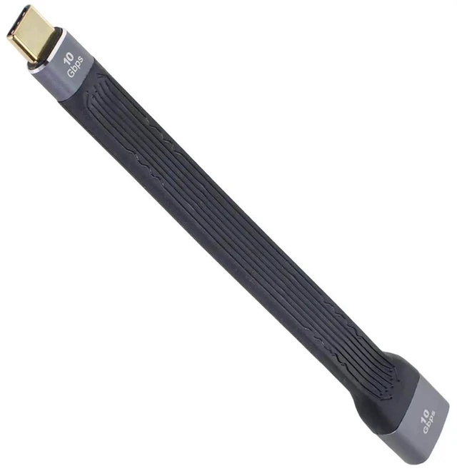 Main image of AJMRTC USB 3.1 Gen2 TypeC Male Host to USB3.0 TypeA Female OTG Flat Slim FPC Data Cable, 10Gbps SuperSpeed FPC Ribbon Cord for Laptops Smartphones USBC Host Devices