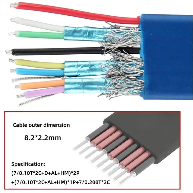 Alt view image 3 of 7 - AJMRTC 10Gbps USBC OTG Ultra Flat Slim Cable 20CM Blue, TypeC Male Host to USB3.0 TypeA Female OntheGo Cord for Laptops SSD Hard Drives Cameras Data Transfer