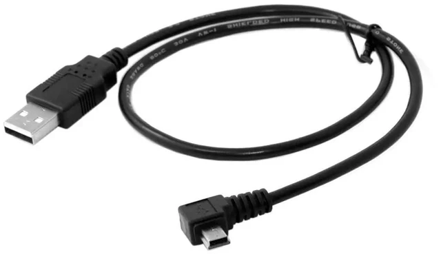 Alt view image 7 of 7 - AJMRTC 90 Degree RightAngled Mini USB B 5Pin Male to USB 2.0 TypeA Male Cable,50CM LShape Power Data Sync Cord for Digital Cameras,GPS Receivers,Old MiniUSB B Peripherals