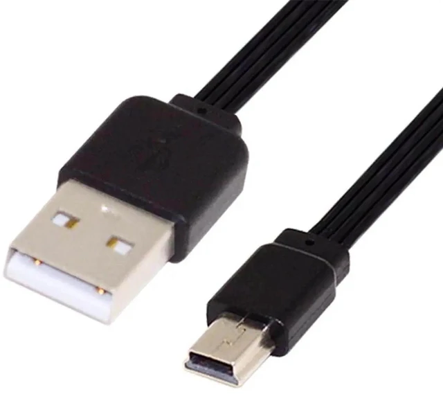 Main image of AJMRTC 13cm Flat Slim FPC USB 2.0 TypeA Male to Mini 5Pin USB Male Cable,Short Flexible Ribbon Data Power Cord for FPV Drone,Portable Hard Disk,Legacy MiniUSB Mobile Phones