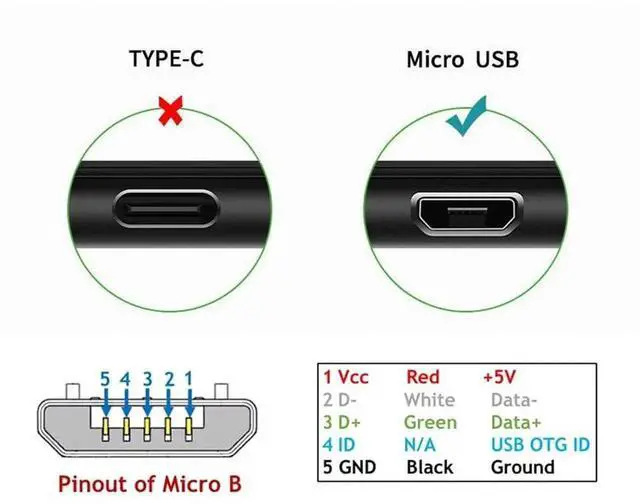 Alt view image 3 of 7 - AJMRTC USB 2.0 TypeA to 5V UpAngled 90 Degree Micro USB 5Pin Cable,100cm Power Charging Data Sync Cord for Android Phones,Tablets,Digital Cameras,Micro USB 5Pin Peripherals