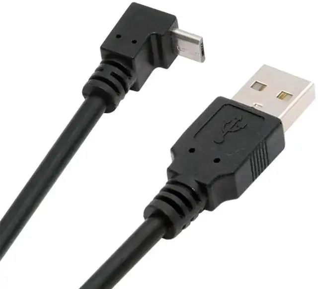 Main image of AJMRTC DownAngled 90 Degree Micro USB 5Pin to USB 2.0 TypeA Cable,20cm LShape Charging Data Sync Cord for Android Phones,Tablets,Digital Cameras,Micro USB 5Pin Peripherals