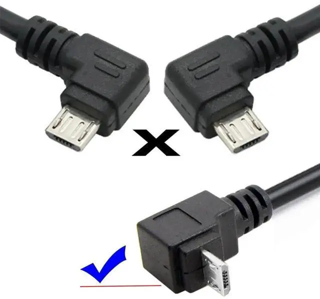 Alt view image 5 of 7 - AJMRTC DownAngled 90 Degree Micro USB 5Pin to USB 2.0 TypeA Cable,20cm LShape Charging Data Sync Cord for Android Phones,Tablets,Digital Cameras,Micro USB 5Pin Peripherals