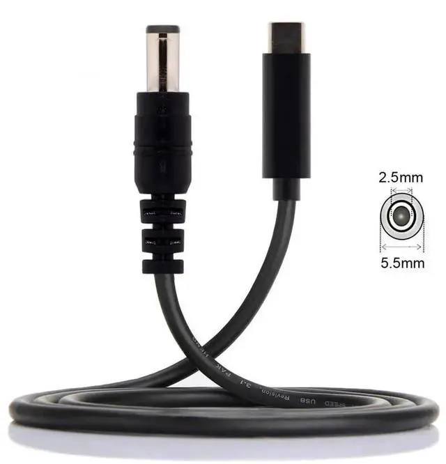 Alt view image 3 of 7 - AJMRTC USBC TypeC Input to DC 5.5 x 2.5mm PD Power Charging Cable,PD Trigger Converter Cord for Laptops Notebooks,Work with USBC PD Power Adapter and PD Power Bank