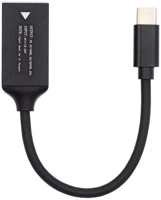 Main image of AJMRTC USBC TypeC to ThinkPad X1 Rectangle Slim Tip Power Charge Cable,PD Trigger Converter Cord Supports 9V 15V 20V for ThinkPad Laptops,Smartphones and USBC PD Power Sources